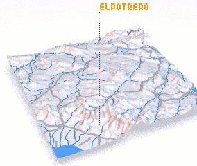 3d view of El Potrero