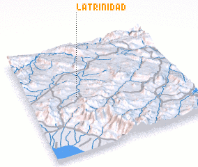 3d view of La Trinidad