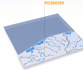 3d view of Pico de Oro