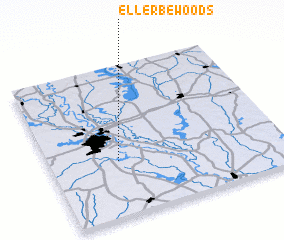 3d view of Ellerbe Woods