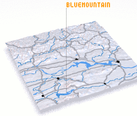 3d view of Blue Mountain