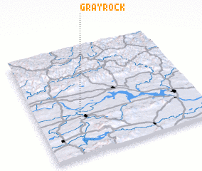 3d view of Gray Rock