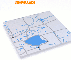 3d view of Shovel Lake