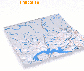 3d view of Loma Alta