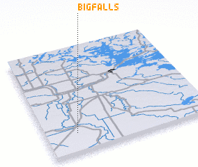 3d view of Big Falls