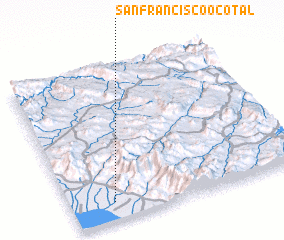 3d view of San Francisco Ocotal