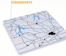 3d view of Osage Heights