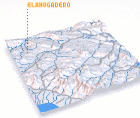 3d view of El Ahogadero