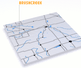 3d view of Brush Creek