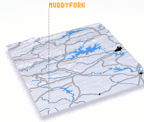 3d view of Muddy Fork