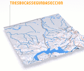 3d view of Tres Bocas Segunda Sección