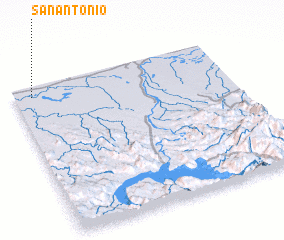 3d view of San Antonio