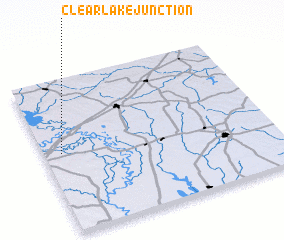 3d view of Clear Lake Junction