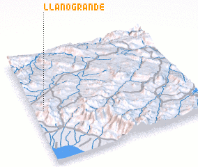 3d view of Llano Grande