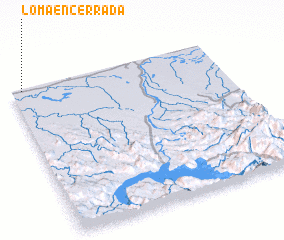 3d view of Loma Encerrada