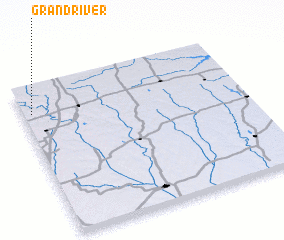 3d view of Grand River