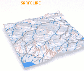 3d view of San Felipe