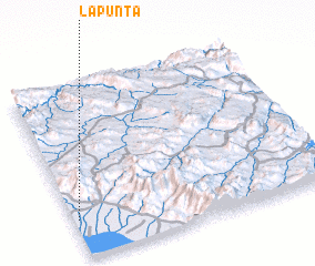 3d view of La Punta