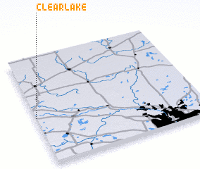 3d view of Clear Lake