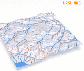 3d view of Las Limas