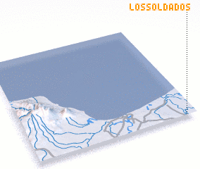 3d view of Los Soldados