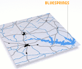 3d view of Blue Springs