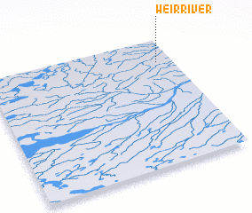 3d view of Weir River