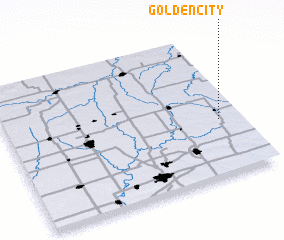 3d view of Golden City