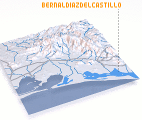 3d view of Bernal Díaz del Castillo