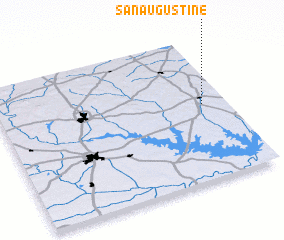 3d view of San Augustine