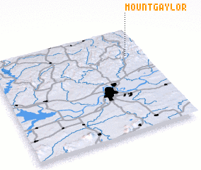 3d view of Mount Gaylor