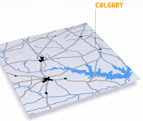 3d view of Calgary