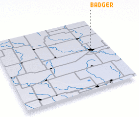 3d view of Badger