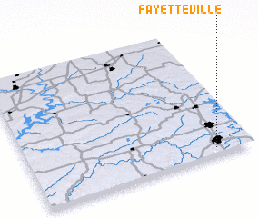 3d view of Fayetteville