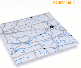 3d view of Saint Cloud