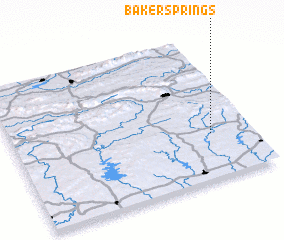 3d view of Baker Springs