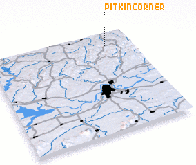 3d view of Pitkin Corner