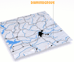 3d view of Diamond Grove