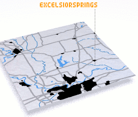 3d view of Excelsior Springs