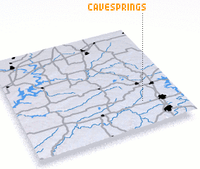 3d view of Cave Springs