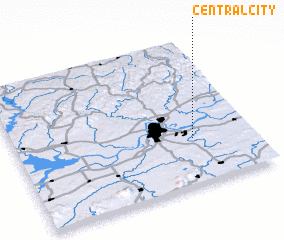 3d view of Central City