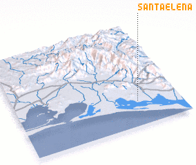 3d view of Santa Elena