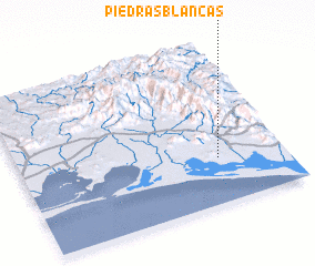 3d view of Piedras Blancas