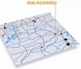 3d view of Healing Springs