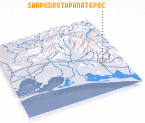 3d view of San Pedro Tapanatepec