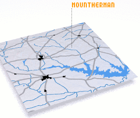 3d view of Mount Herman