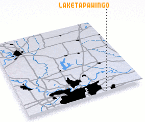 3d view of Lake Tapawingo