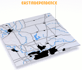 3d view of East Independence