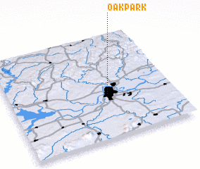 3d view of Oak Park