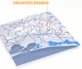 3d view of San José el Regadío